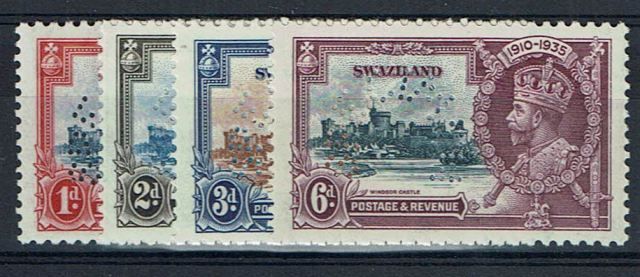 Image of Swaziland SG 21S/4S UMM British Commonwealth Stamp